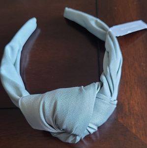 Simons Knotted Headband Sage Green NEW